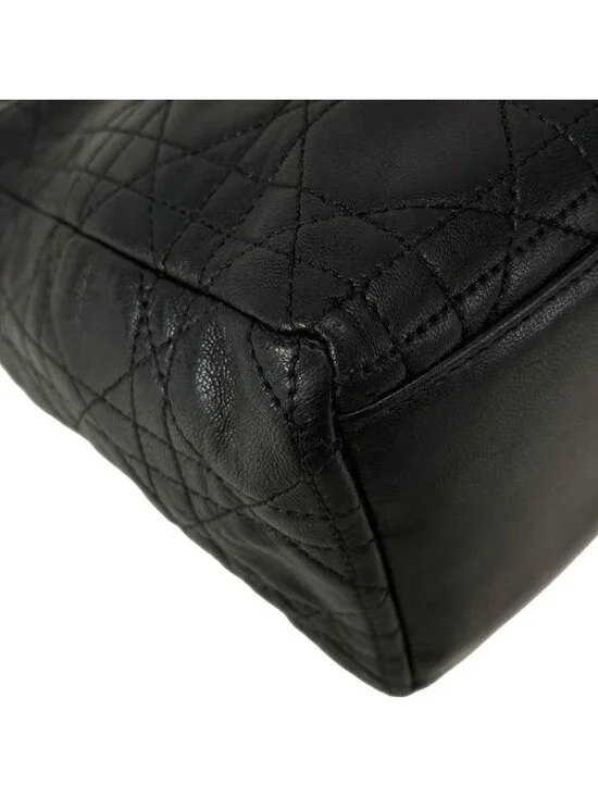 ★SOLD★ Dior Handbag Lady Bag Black Leather - Picture 7 of 16